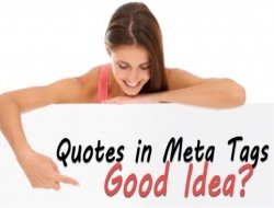 Quotes in Meta Tags