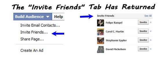 Facebook Invite Friends Available