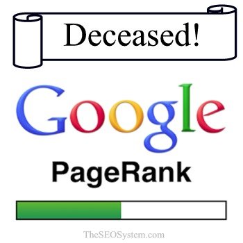Google PagRank Dead
